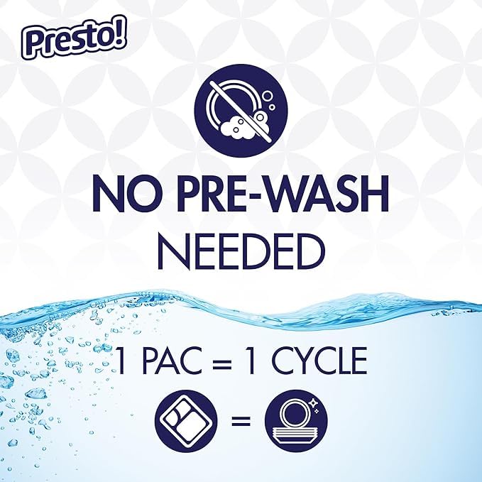 Presto! pacs highlighting anti-spotting features for sparkling glassware