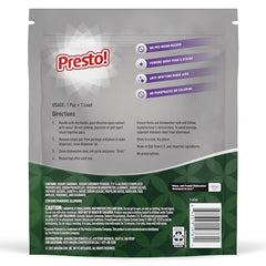 Presto! pacs being placed into the main dishwasher dispenser