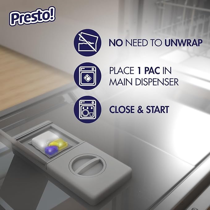Amazon Brand Presto! label on the box highlighting trusted performance.