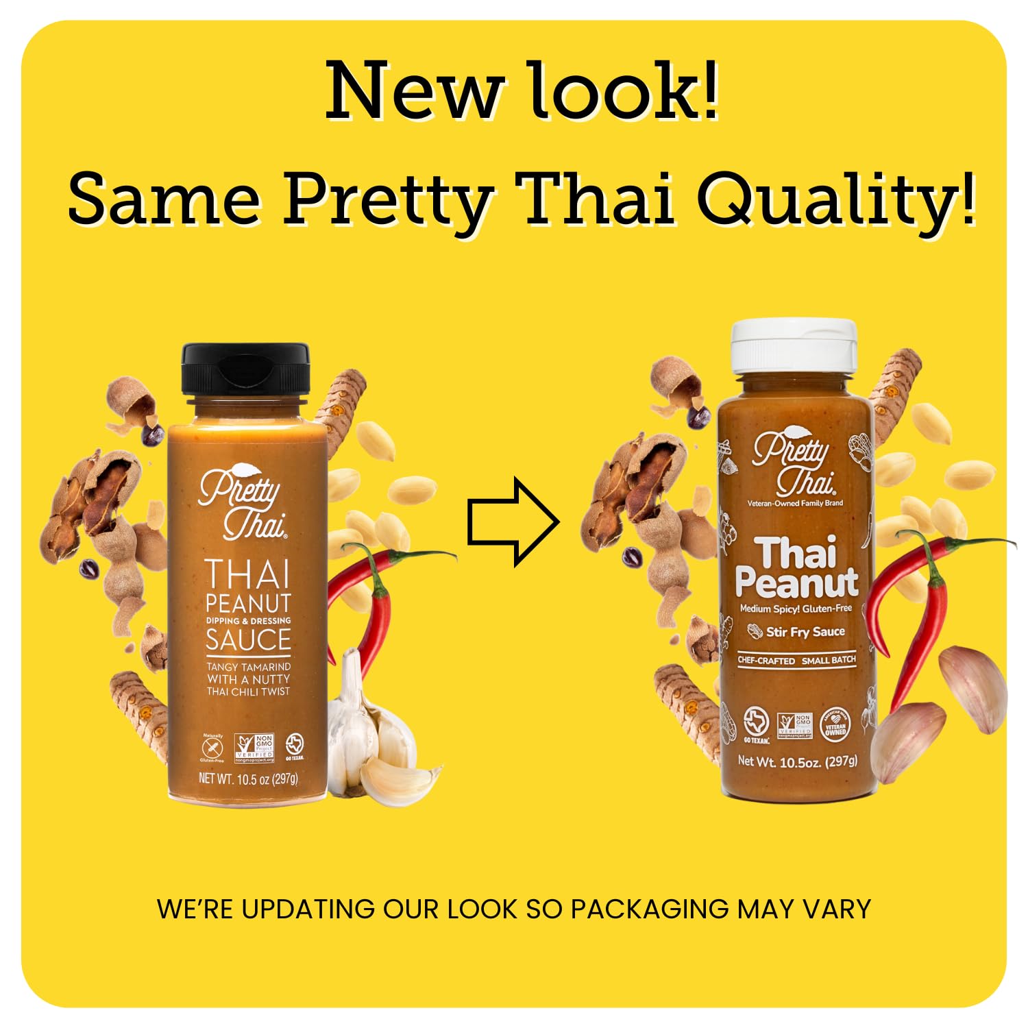 Pretty Thai Peanut Sauce dressed on salad or coleslaw for tangy notes