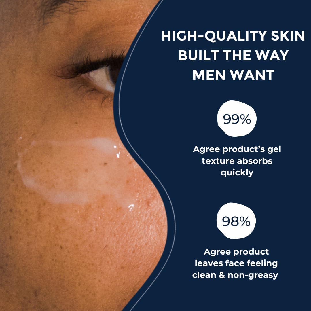 PrettyBoy Face Revival Gel texture swatch showing lightweight, non-greasy formula.