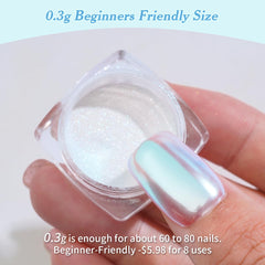 Two sponge sticks included for easy PrettyDiva powder application.