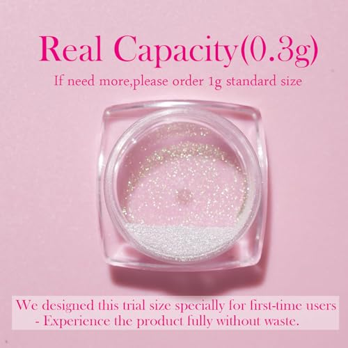 PrettyDiva Moonlight Chrome Nail Powder instruction guide for beginners.