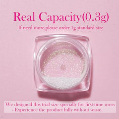 PrettyDiva Moonlight Chrome Nail Powder instruction guide for beginners.