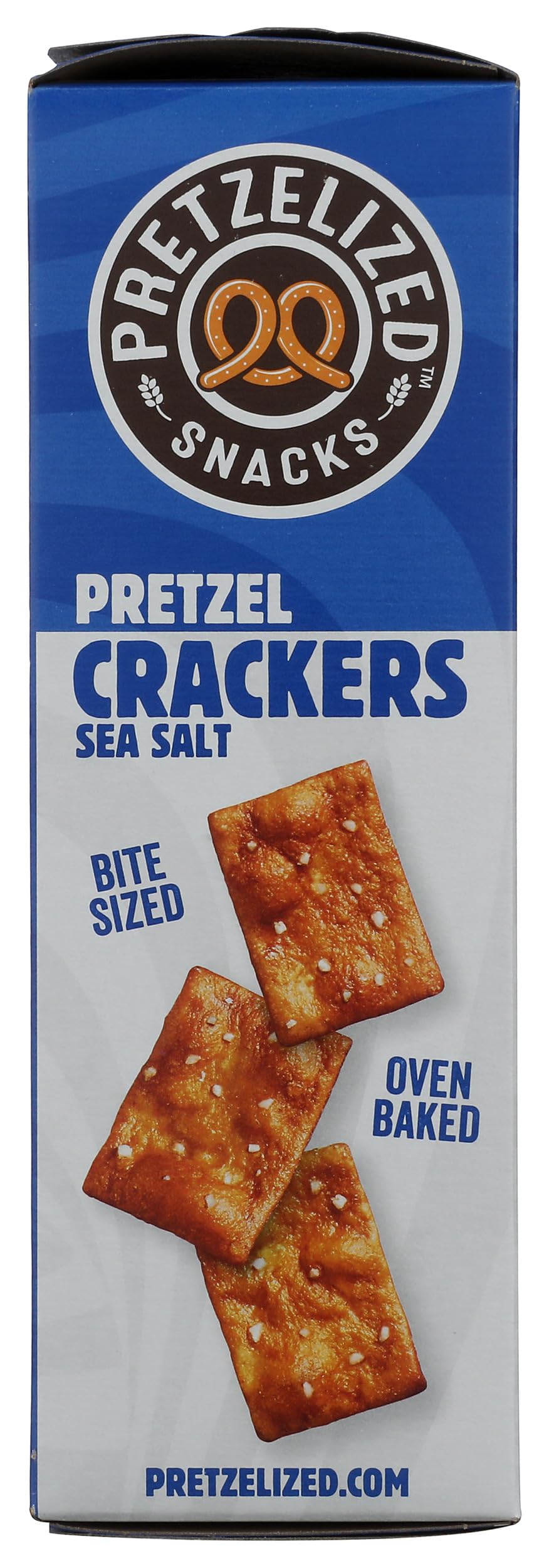 Pretzelized Snacks Sea Salt Pretzel Crackers on a plate with dips for entertaining.