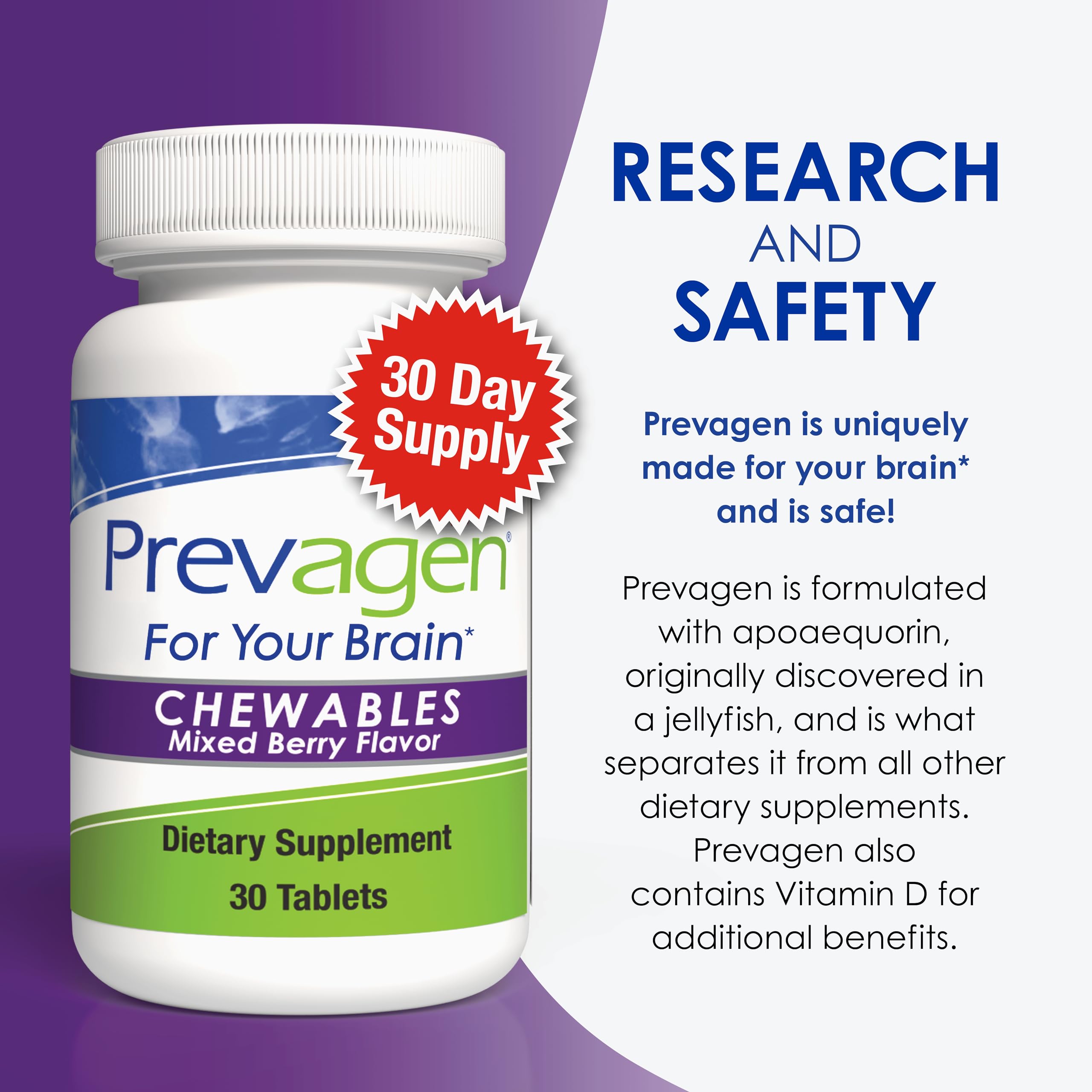 Prevagen berry flavor close-up suggests a pleasant taste.
