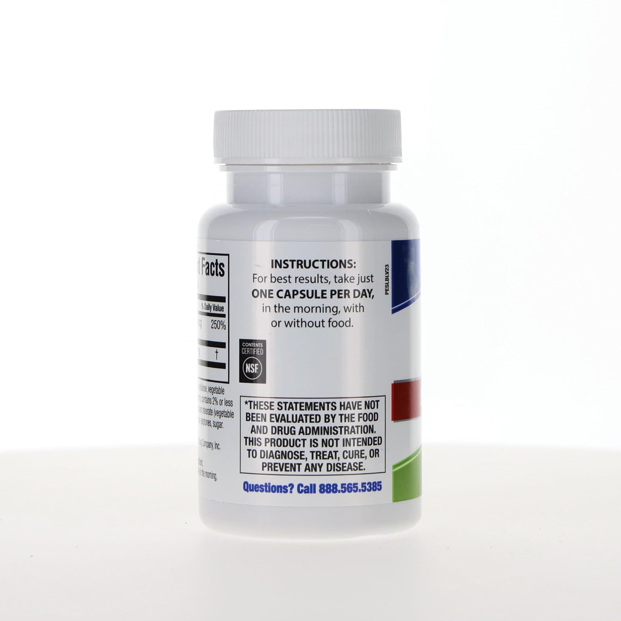 Prevagen authenticity seal on packaging for trusted verification.