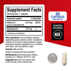 Prevagen Extra Strength capsules shown for simple daily ingestion.