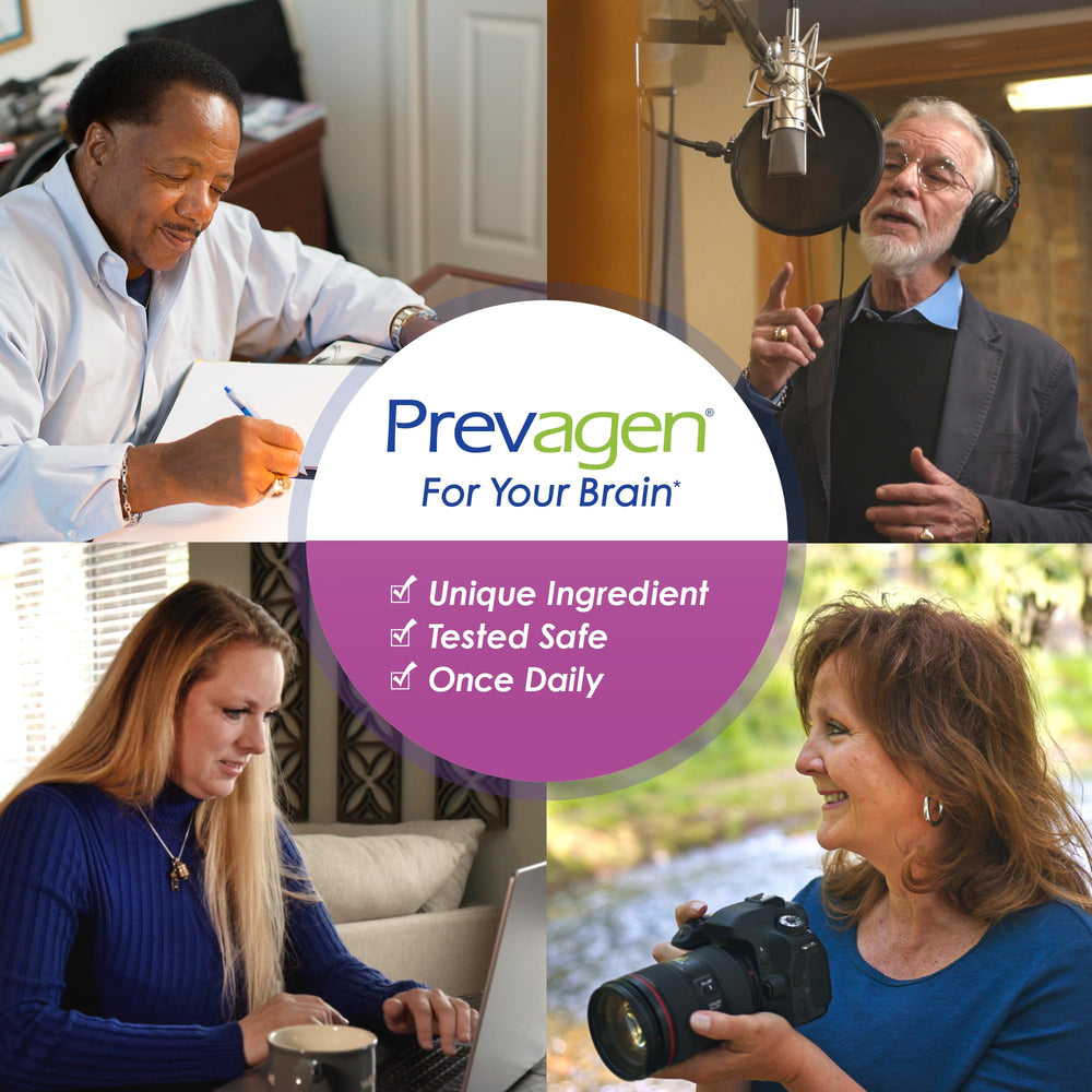 Prevagen on-the-counter display suggests easy daily use.