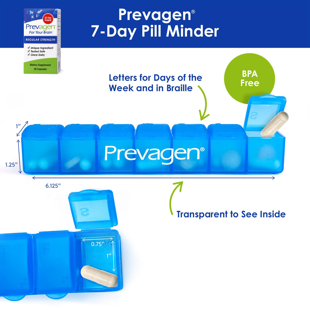 Prevagen Regular Strength bottle front label with product information.