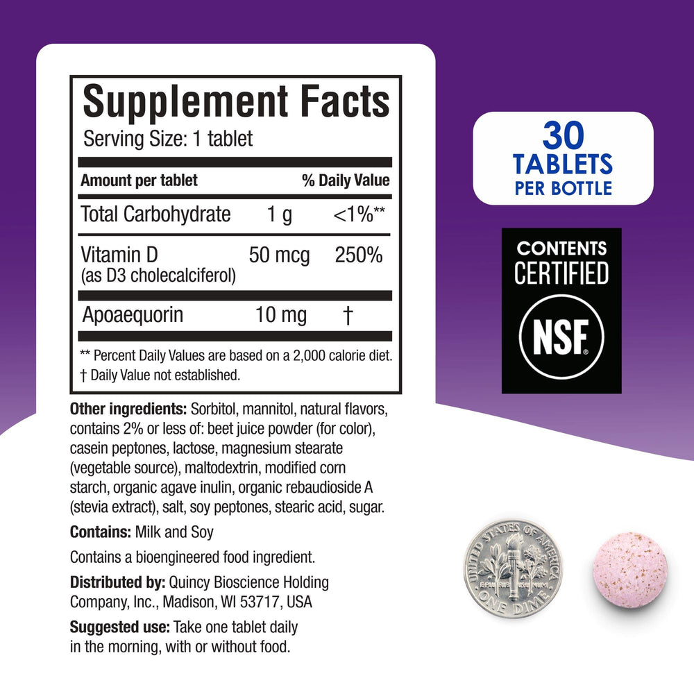 Prevagen with Vitamin D3 indicated on pack