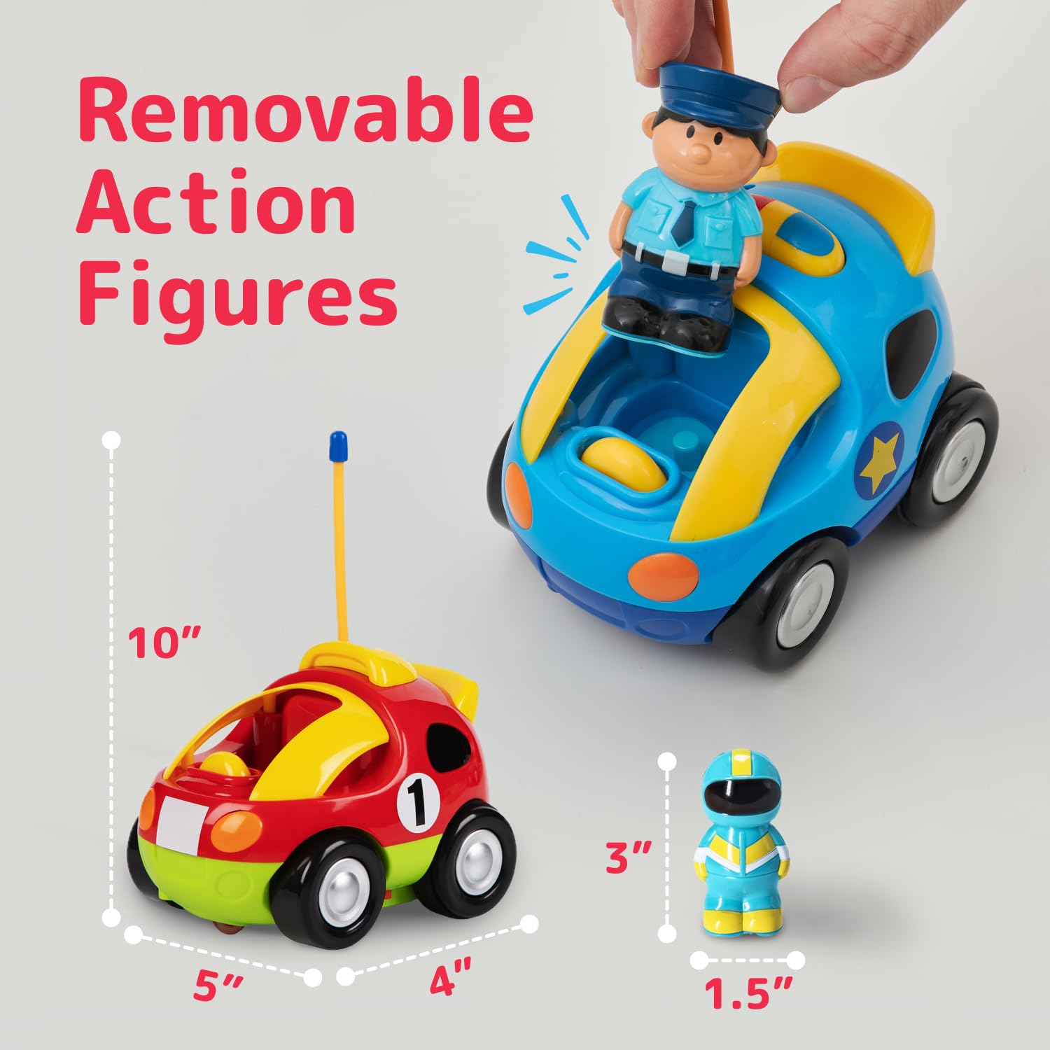 Prextex car headlights and sirens illuminate indoor play