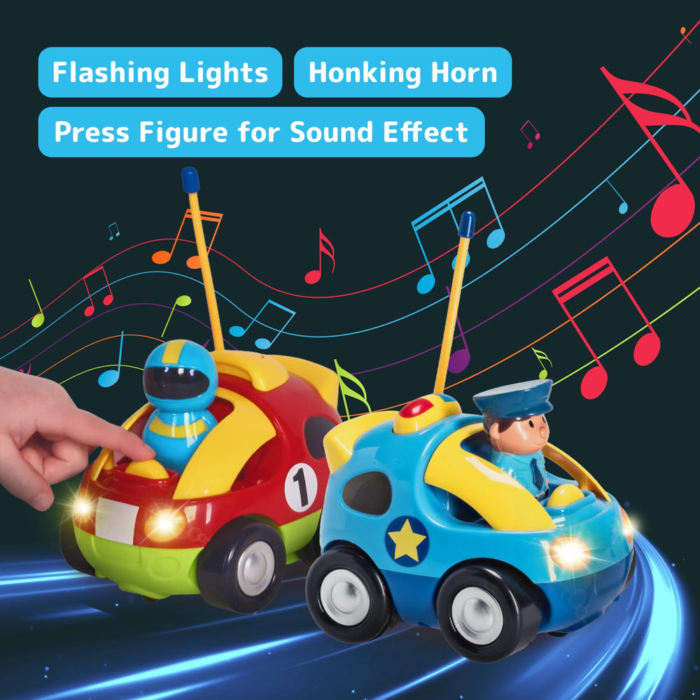 Prextex two-button steering wheel for easy toddler control