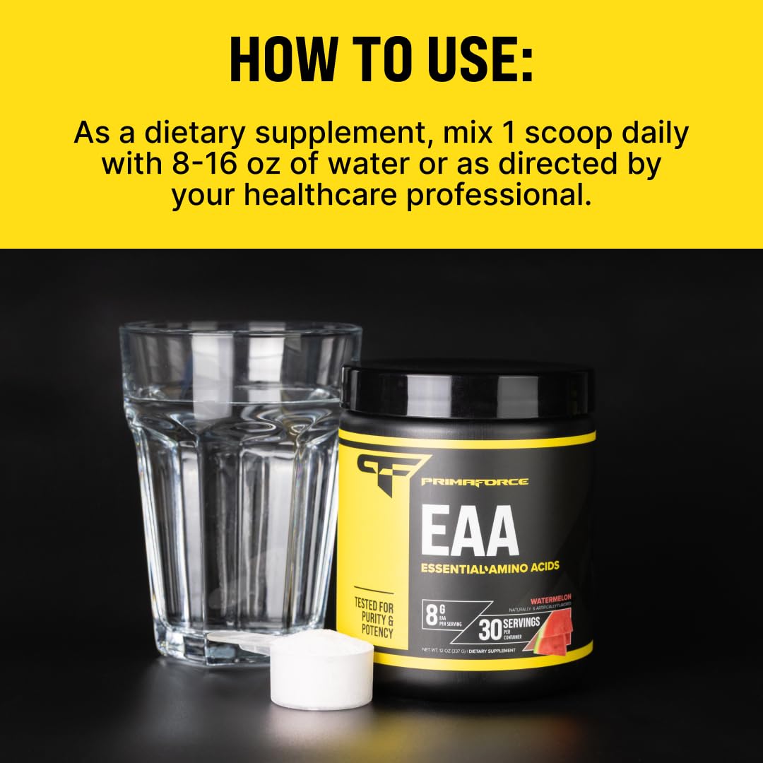 Primaforce EAA Powder Watermelon pre workout scene ready to mix