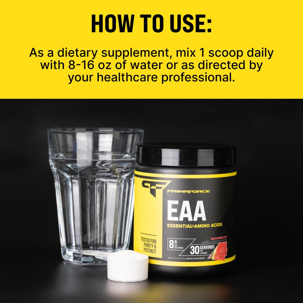 Primaforce EAA Powder Watermelon pre workout scene ready to mix