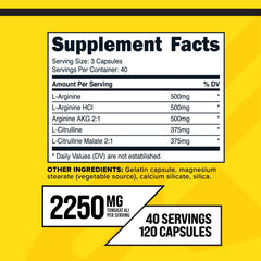 Primaforce Nitric Oxide Booster label highlights premium blend for workouts.