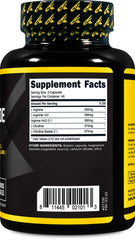 Primaforce Nitric Oxide Booster serving scoop beside bottle for accurate dosing.