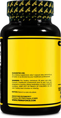 Primaforce Syneburn capsules poured into hand signaling a simple daily serving