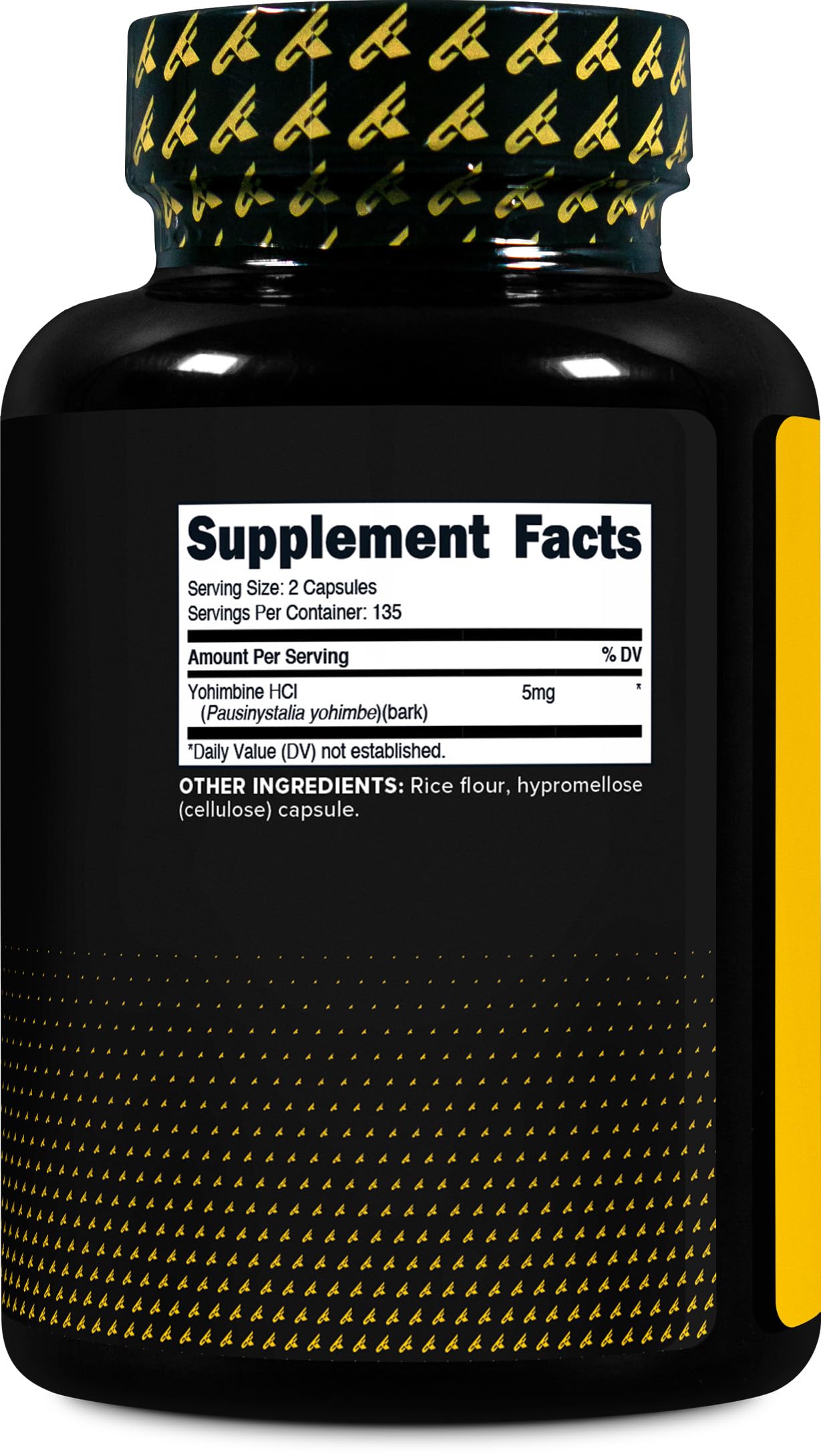 Primaforce Yohimbine HCl capsules dispensed for flexible dosing