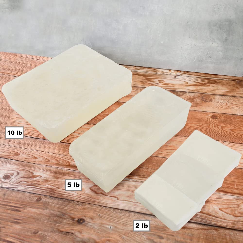 Primal Elements Clear Soap Base melting process shows smooth liquid stage