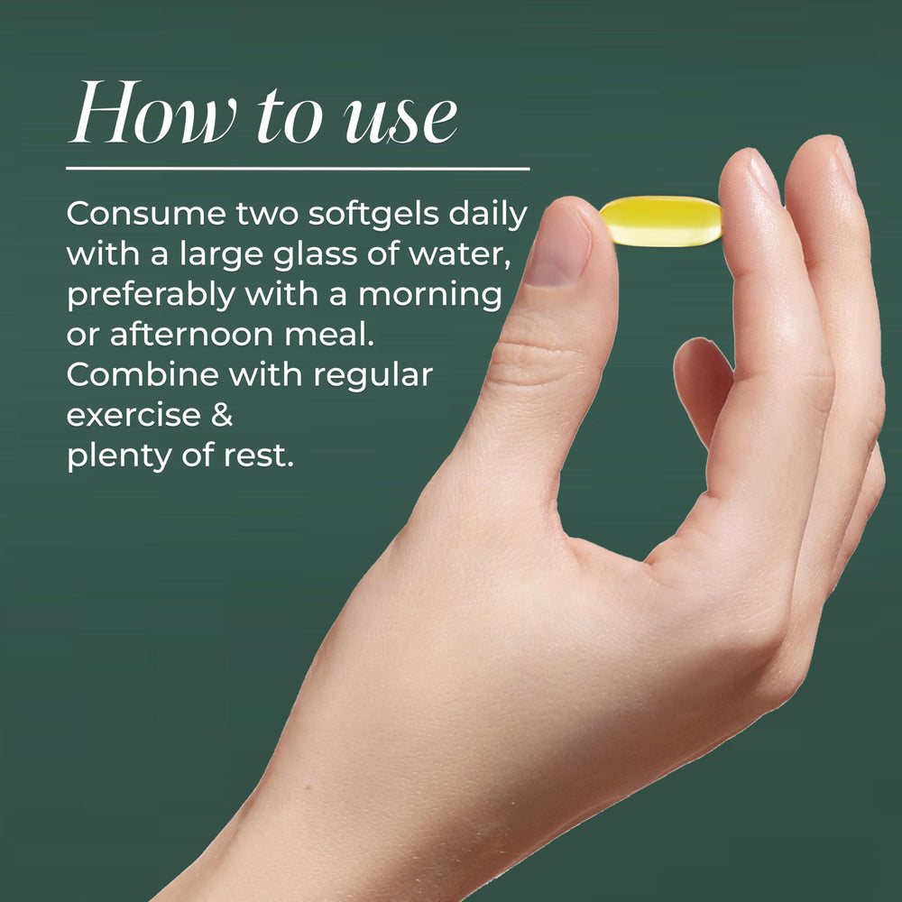 Primal Harvest Omega-3 bottle on a kitchen counter for everyday use