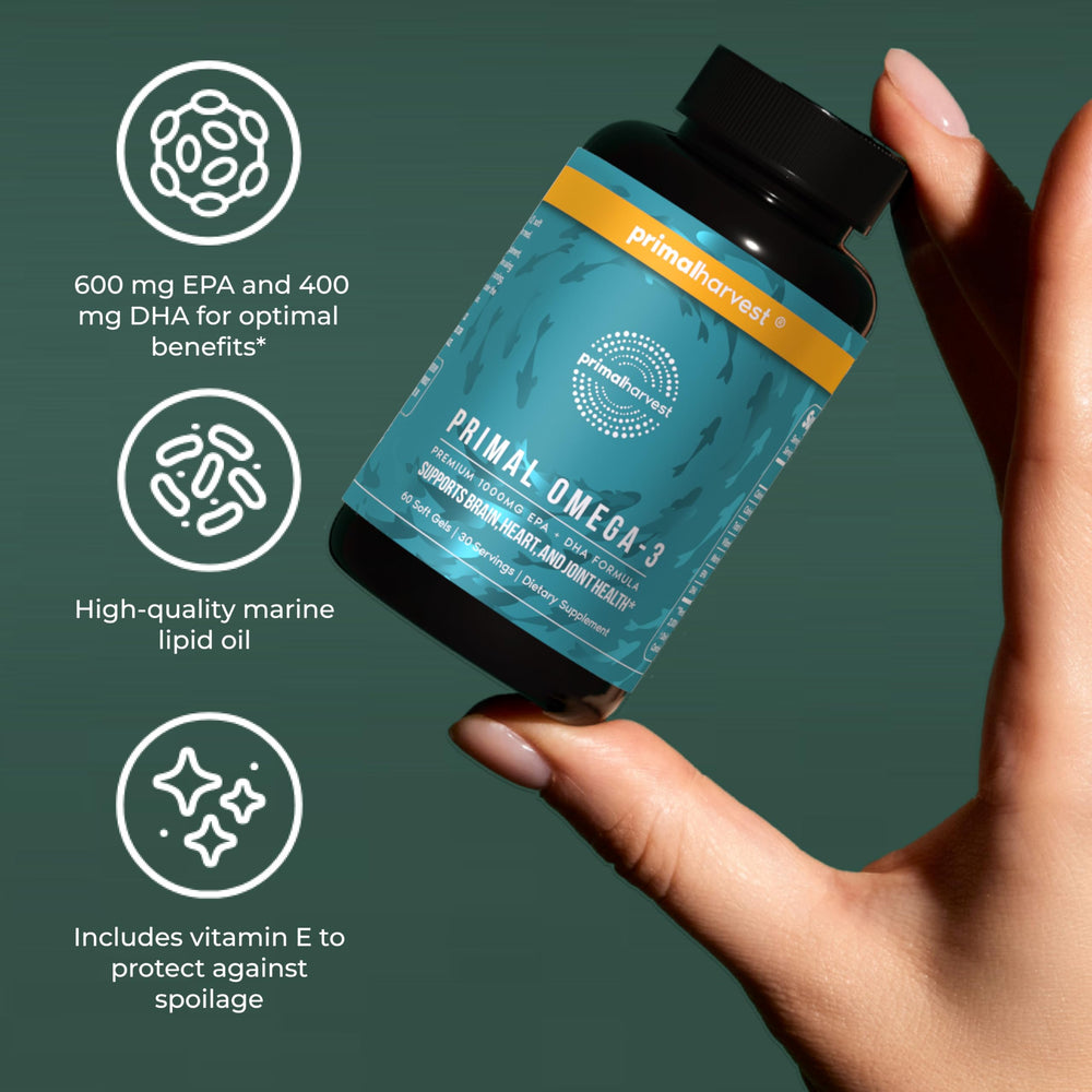Primal Harvest Non-GMO packaging signaling quality and care