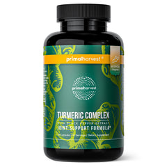 Primal Harvest Turmeric Complex bottle for easy daily joint support.