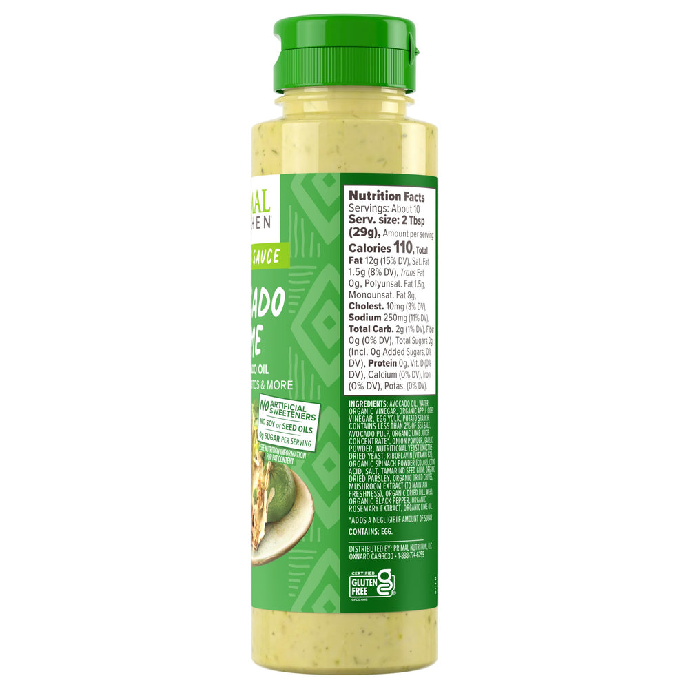 Primal Kitchen Avocado Lime Dipping Sauce on grilled chicken for flavor boost.