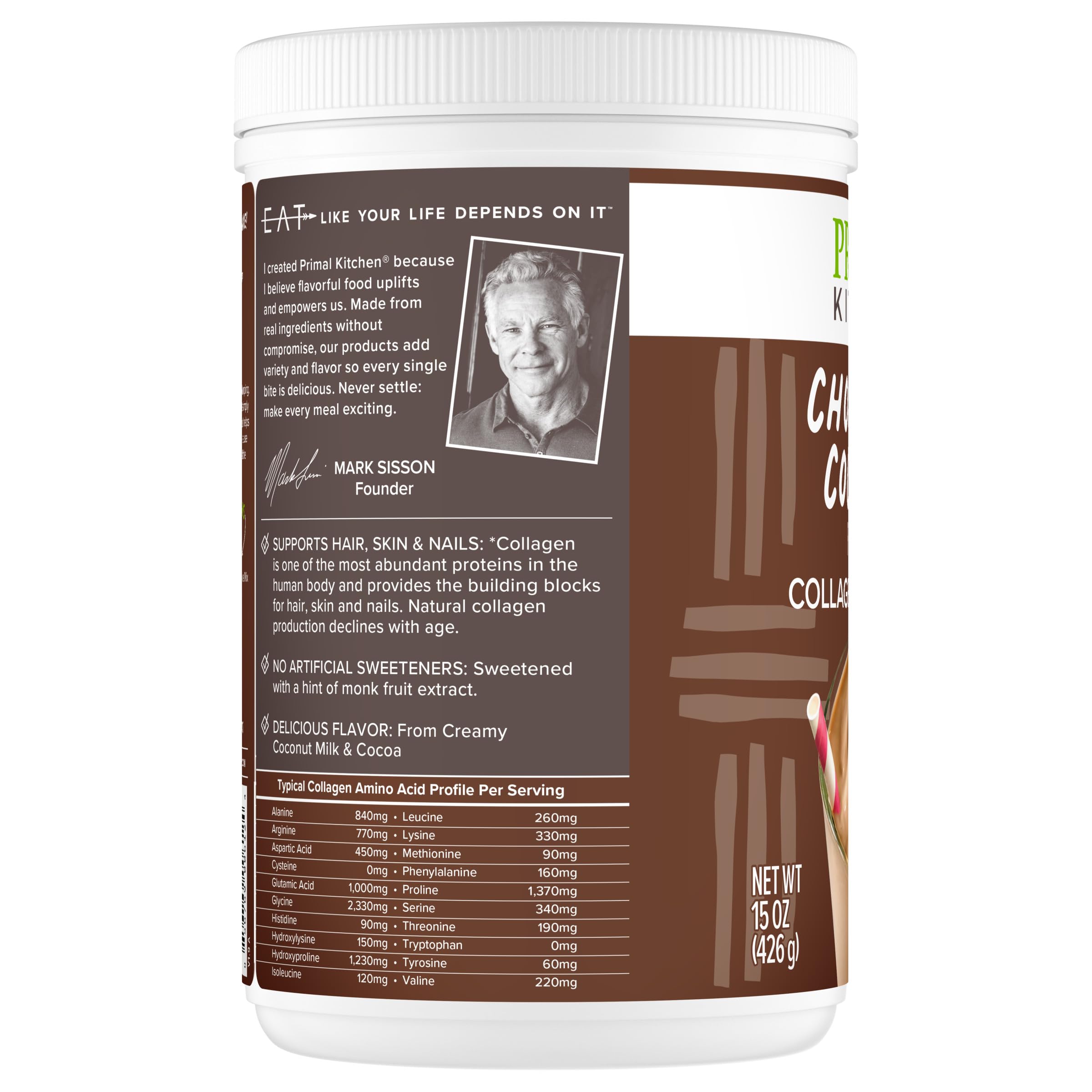 Primal Kitchen 15-ounce canister packaging ready for daily use