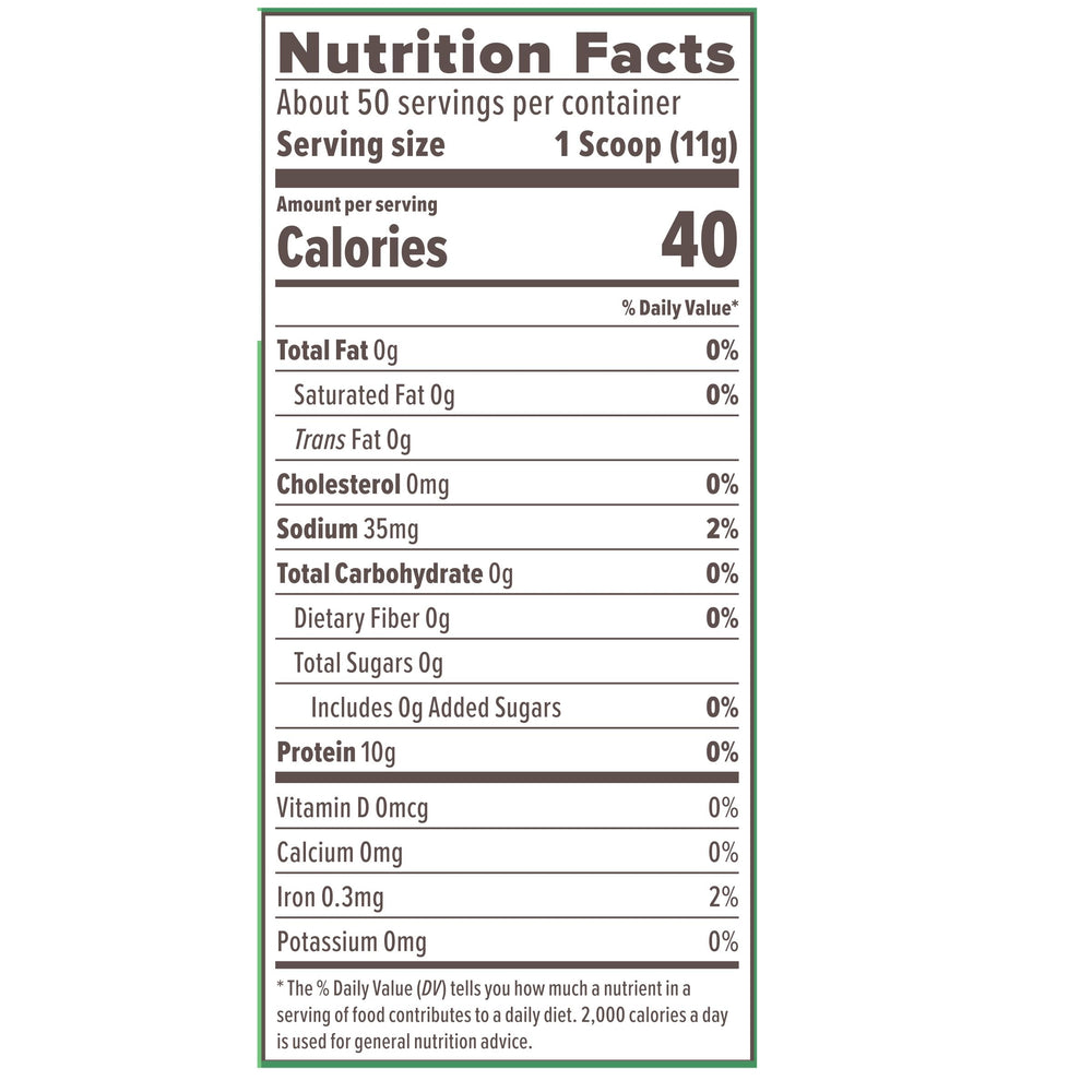 Collagen peptides scoop blends easily into shakes and coffee.