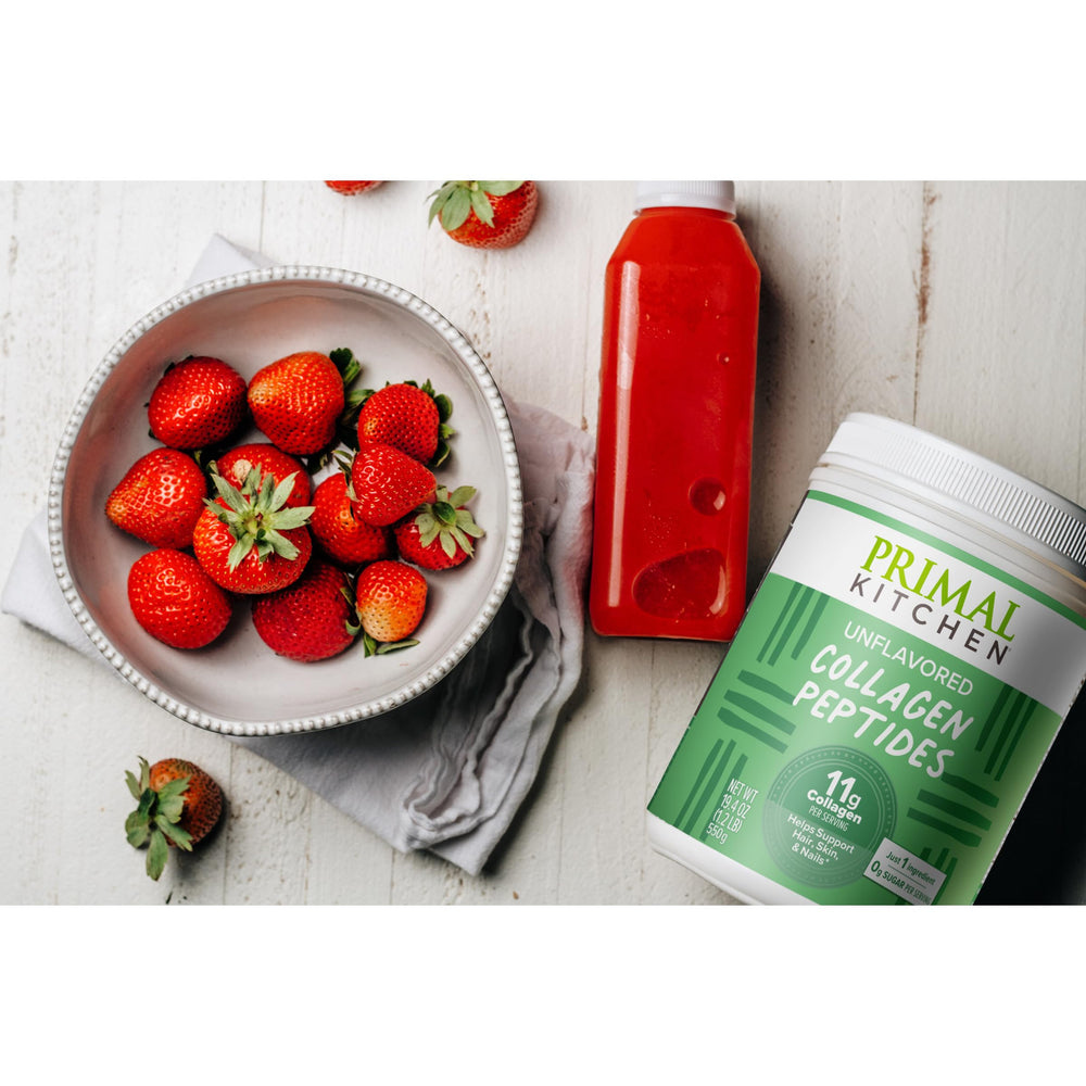Collagen peptides in tea for an easy daily protein add-in.