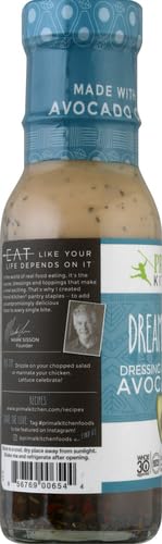 Primal Kitchen Dreamy Italian dressing marinating sauce enhances proteins and veggies.
