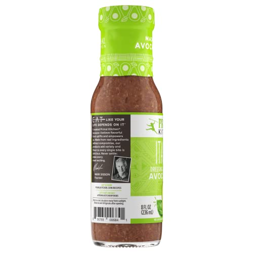 Primal Kitchen Italian Vinaigrette marination bowl ready for flavor-packed meals.