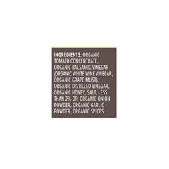 Primal Kitchen Tad Sweet Ketchup bottle beside organic ingredients emphasizing clean sourcing