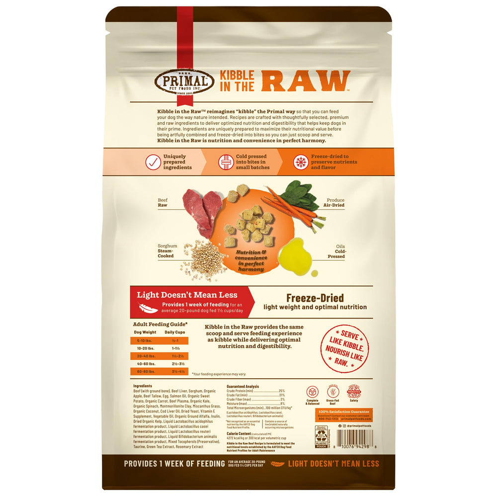 Ready to serve bag for easy mealtime without hydration.
