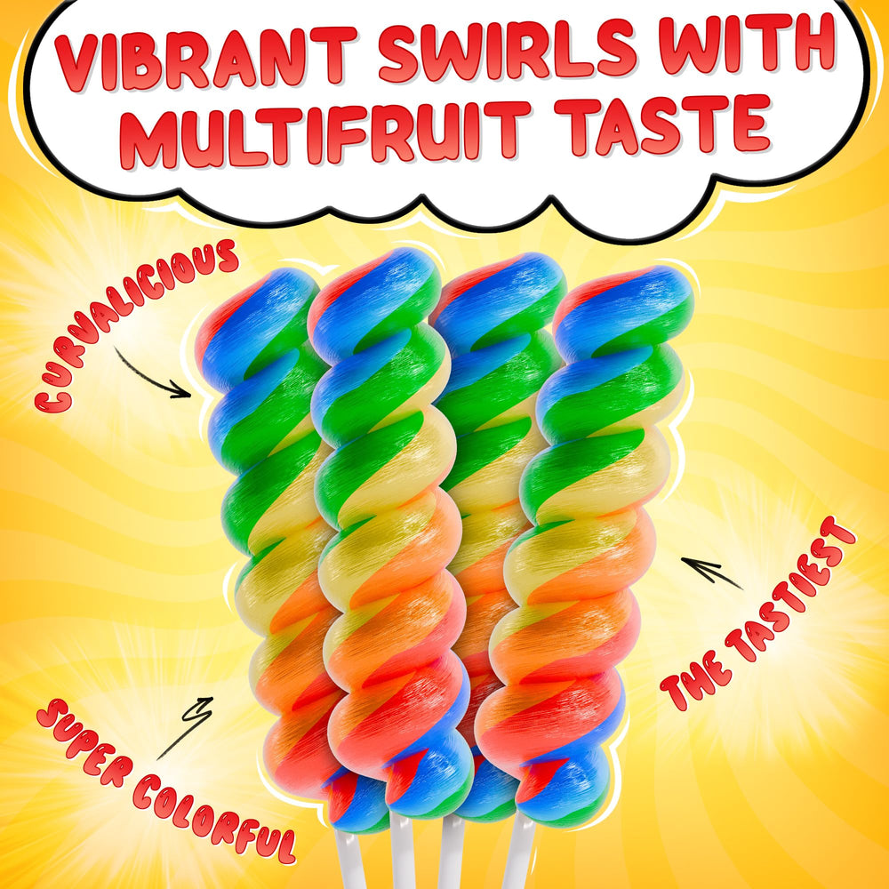 Primary Colors Candy individually-wrapped lollipops for easy sharing at events.