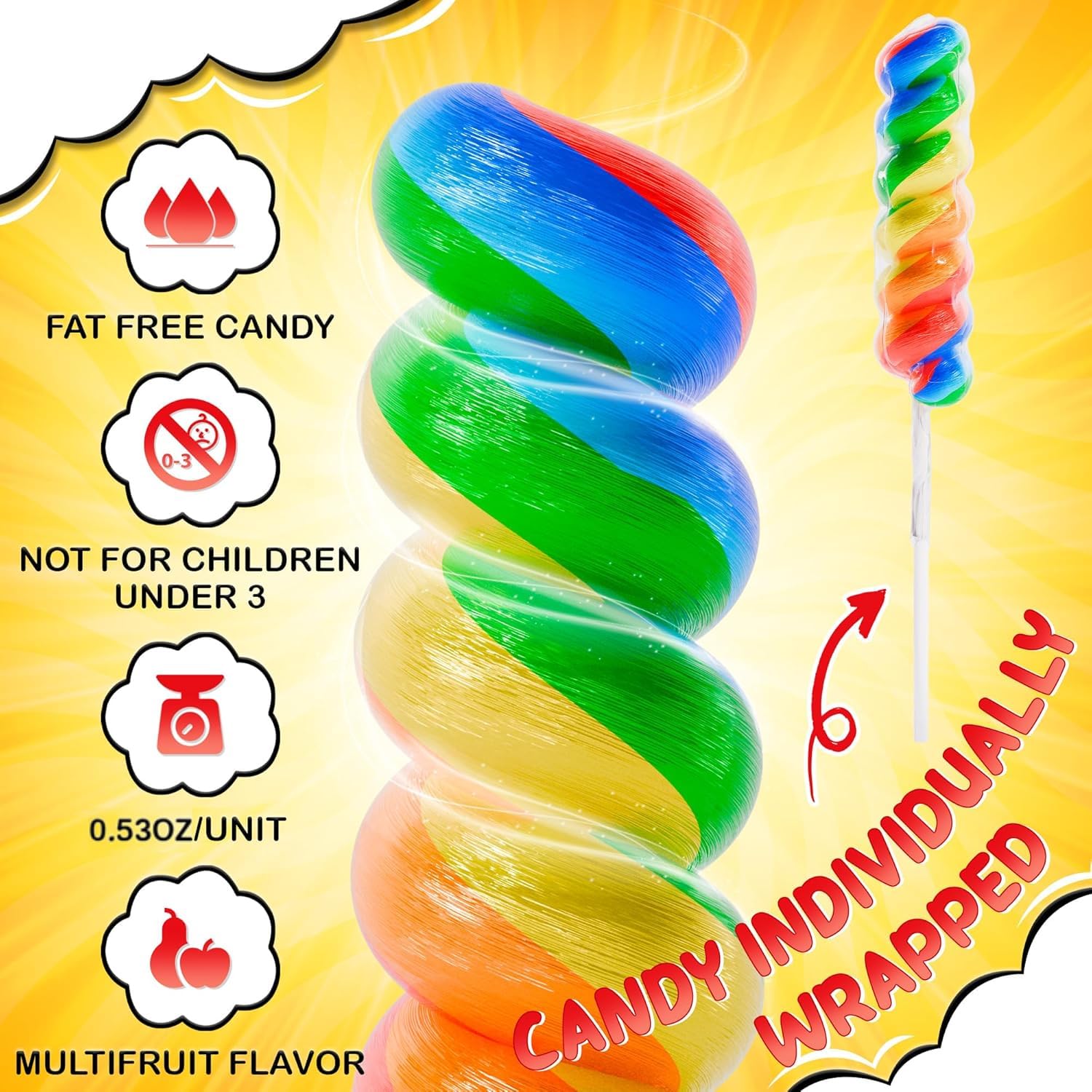 Primary Colors Candy party-favors-lollipops create memorable goodie bag moments.