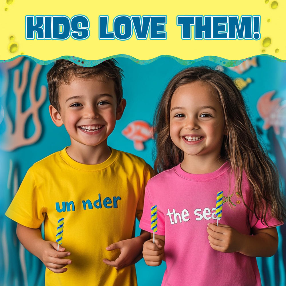 Piñata fillers with Primary Colors Candy SpongeBob lollipops for playful surprise