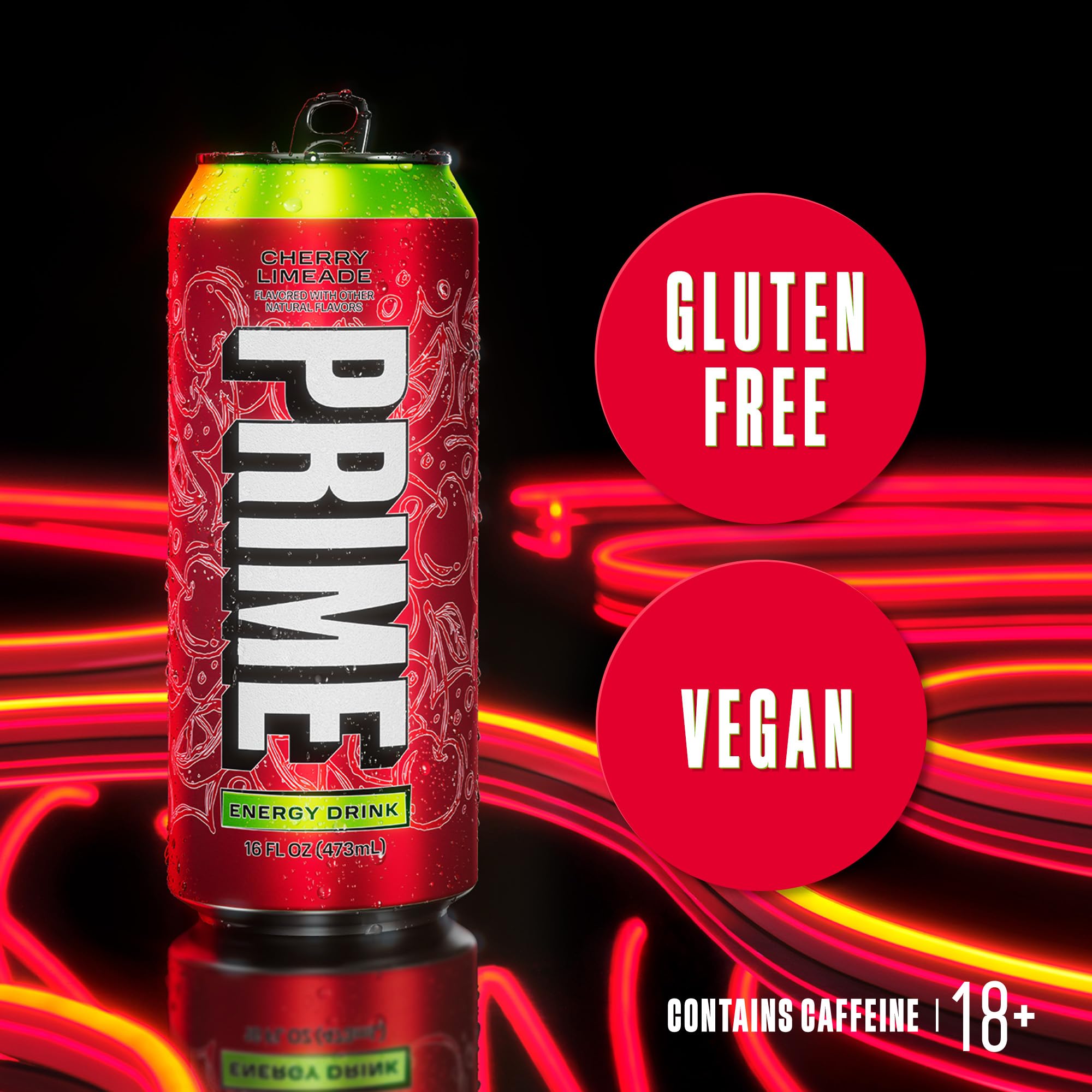 12-pack PRIME Energy Cherry Limeade box ready for workouts and travel