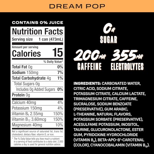 Prime Energy DreamPop can side label highlights bold flavor and caffeine lift.