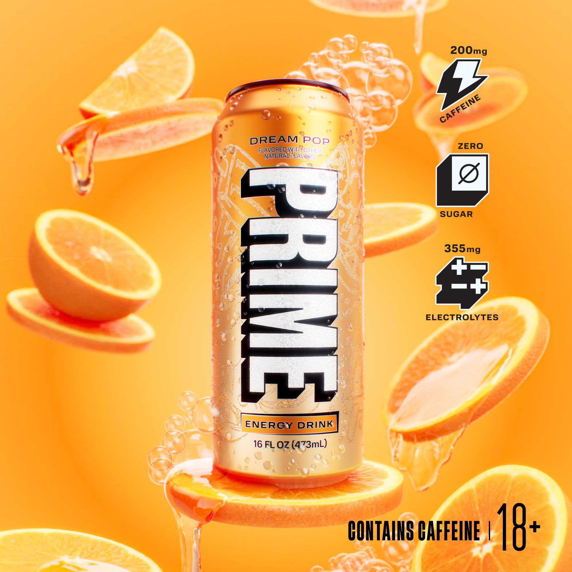 Prime Energy DREAMPOP 12-pack box packaging for convenient fueling.
