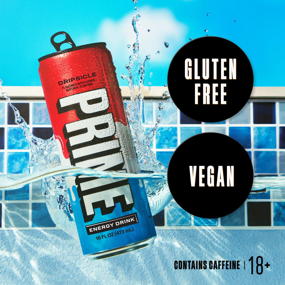 Prime Energy Dripsicle flavor burst blends cherry lime blue raspberry