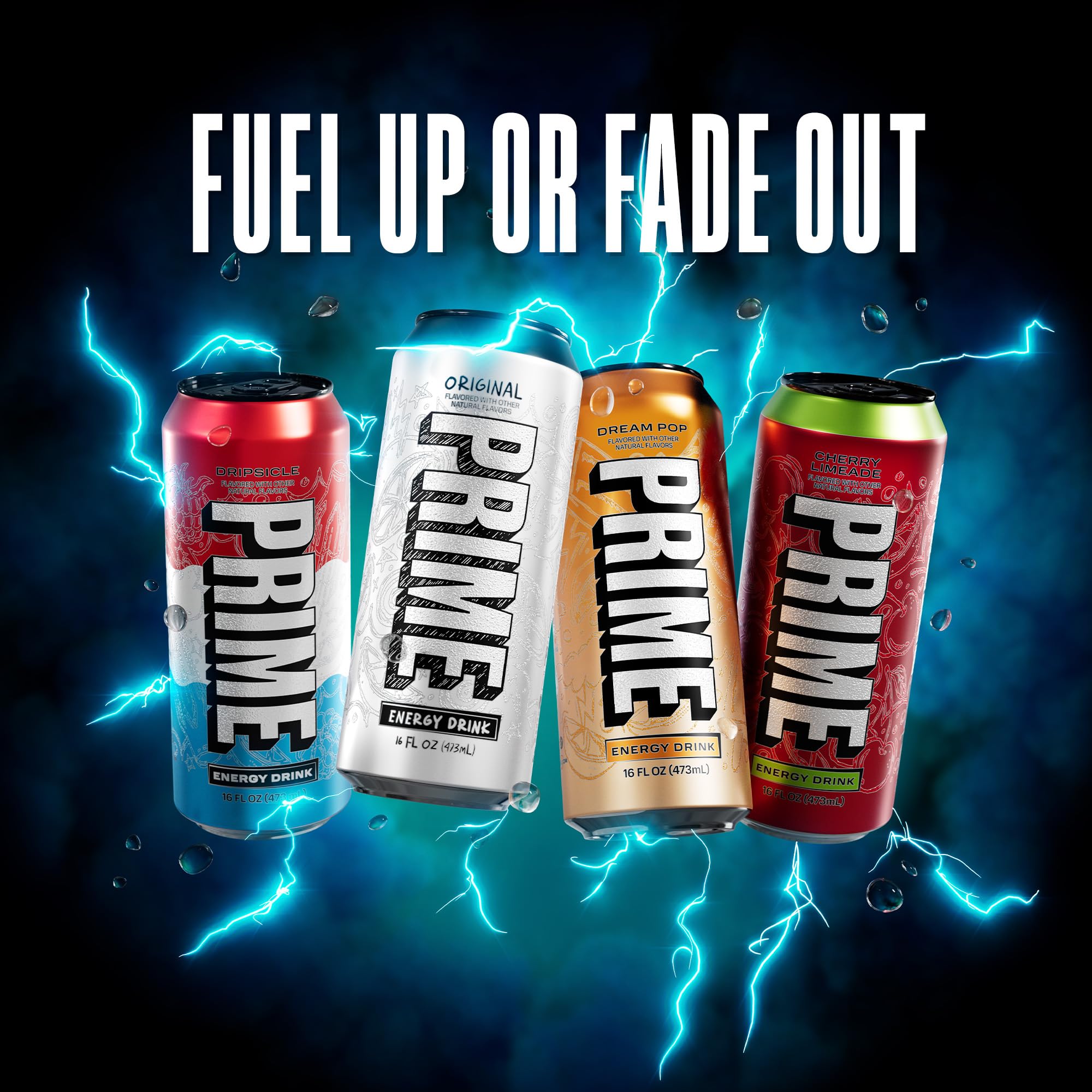 Prime Energy Original 12-pack packaging display invites bulk purchase.