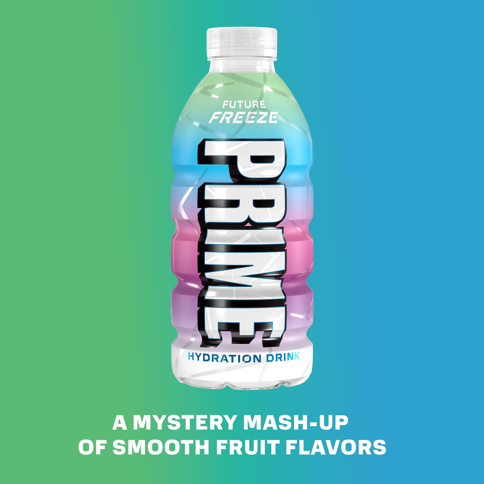 PRIME Hydration Berry Freeze bottle highlighting antioxidants and flavor