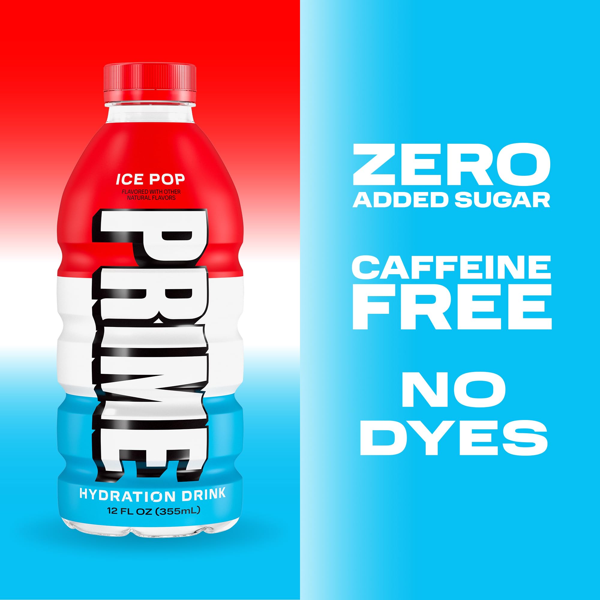 PRIME Hydration Berry flavor close-up highlighting bold, natural taste.