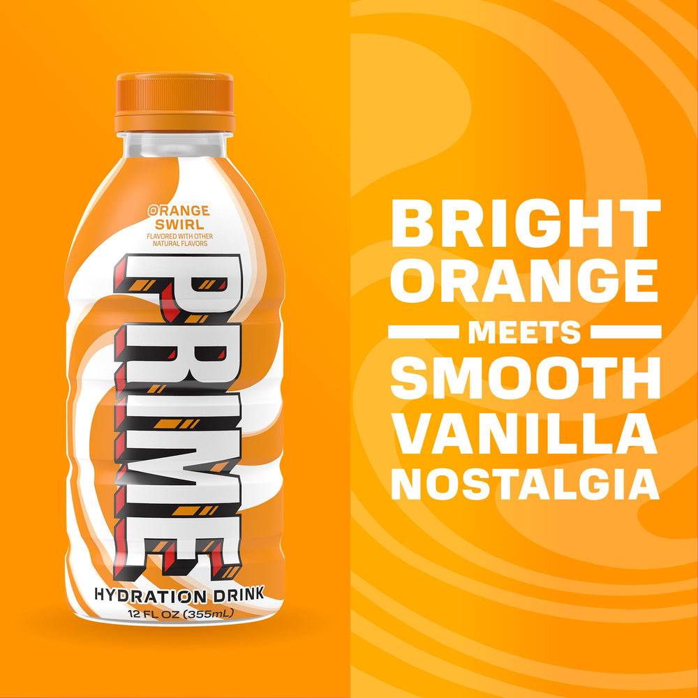 PRIME Hydration close-up label emphasizing natural flavor and no artificial colors