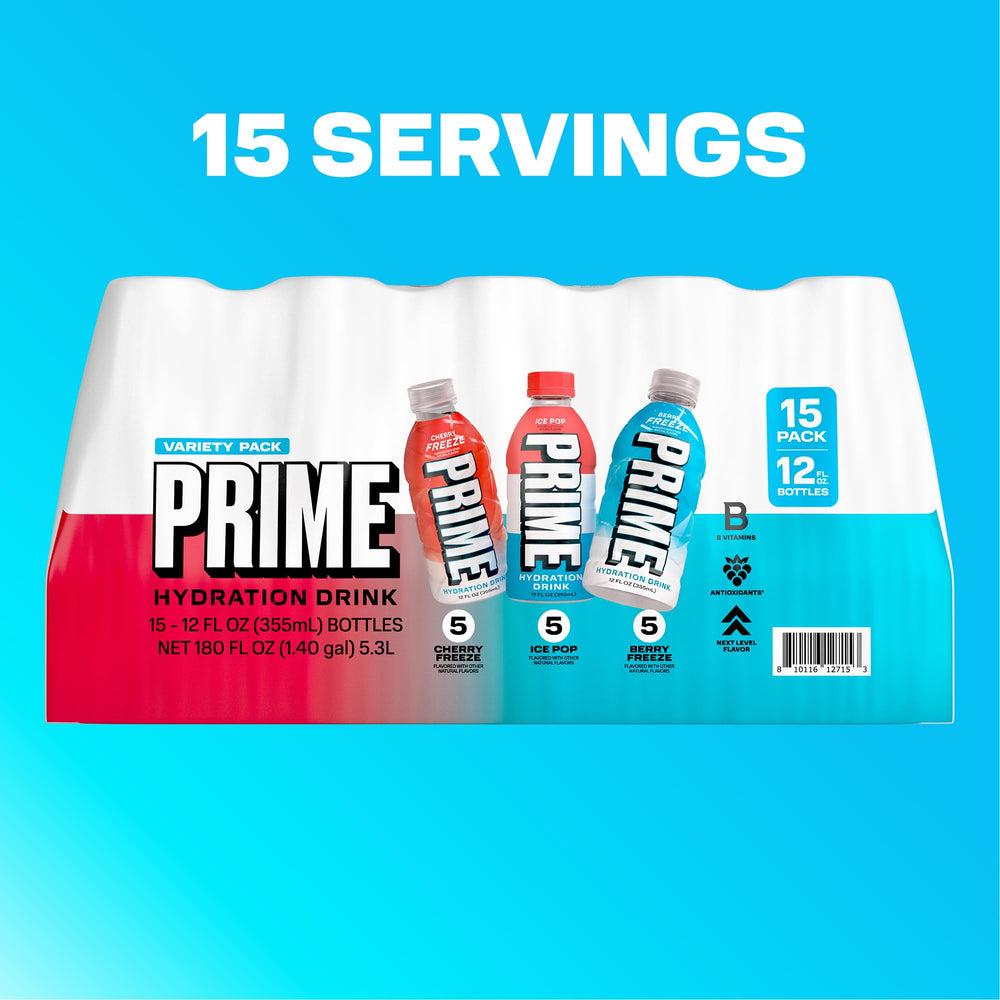 PRIME Hydration ready for post-workout use to rehydrate and refresh.