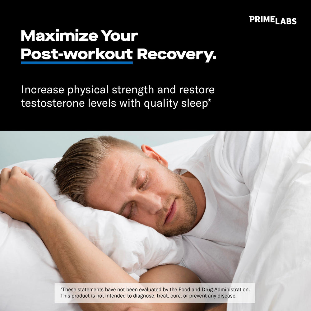 Prime Labs Night Duty packaging box shows product details for informed shopping.