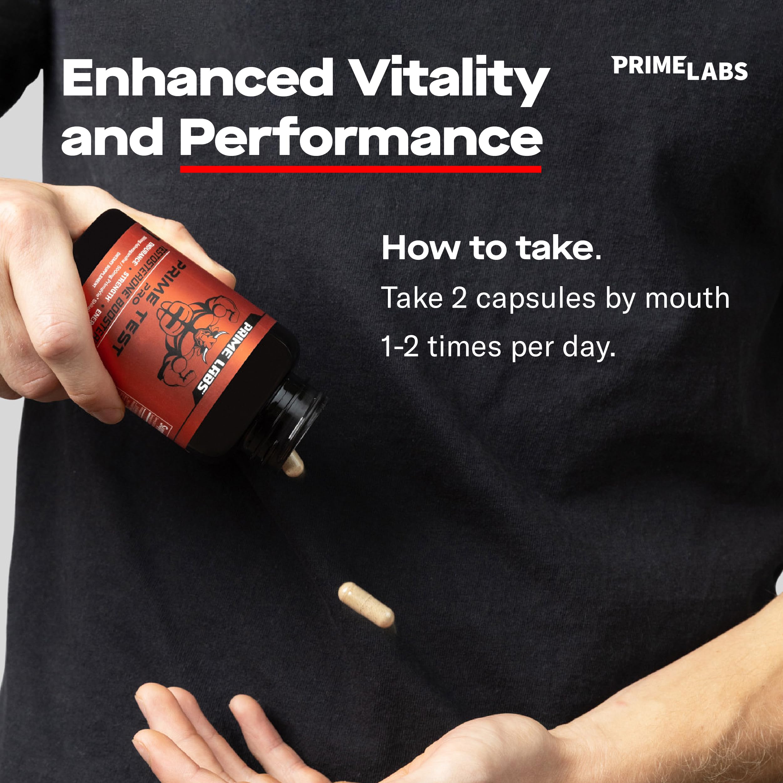 Lifestyle scene suggesting energy support with Prime Test Pro