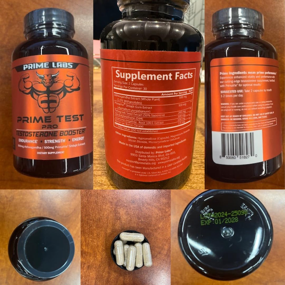 Made in the USA Prime Labs Prime Test Pro seal